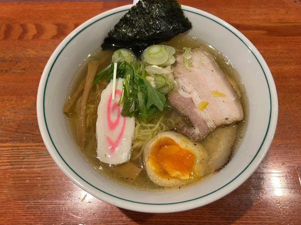 「煮干しベース塩ラーメン中盛」@麺屋二八の写真