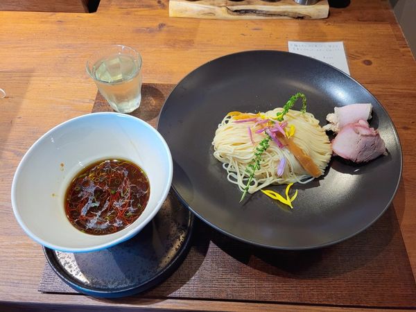 「淡麗つけ蕎麦(昆布水〆)」@蜂と蝶の写真