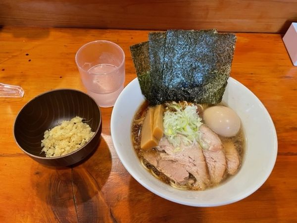 「特製ラーメン　950円＋生姜　150円。」@拉麺 あさがおの写真