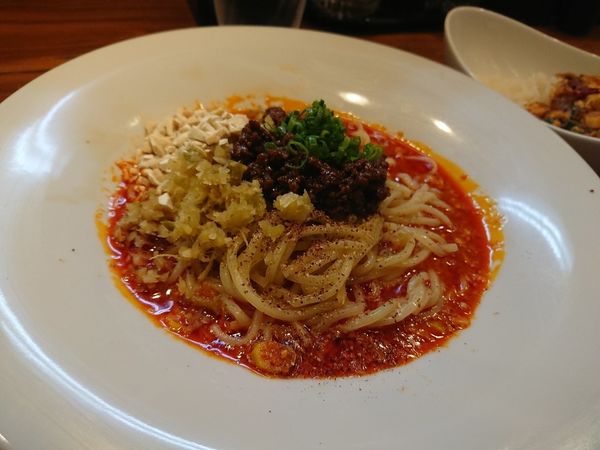 「正宗汁なし担々麺 小麻婆飯」@成都正宗担々麺 つじ田の写真