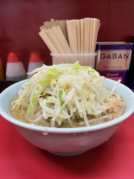 「小ラーメン（にんにく）¥830」@ラーメン二郎 中山駅前店の写真