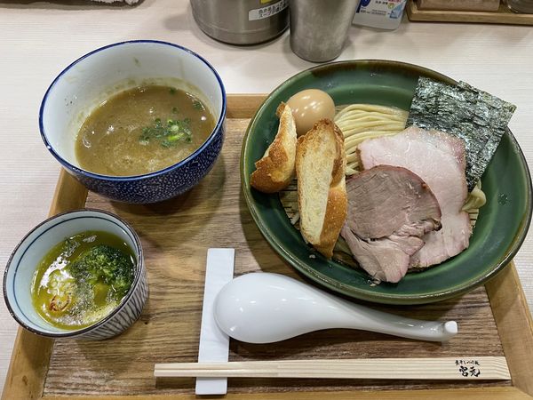 「【限定】特製濃厚牡蠣つけ麺」@煮干しつけ麺 宮元の写真
