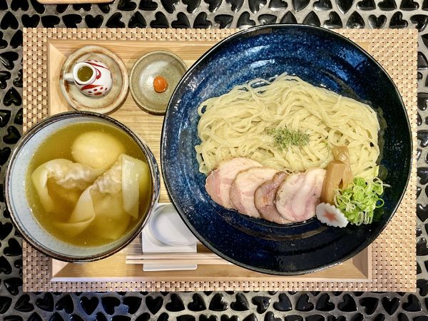 「アサヒスーパードライ缶 → 特製ざる塩」@中華蕎麦 麺ノ歌の写真