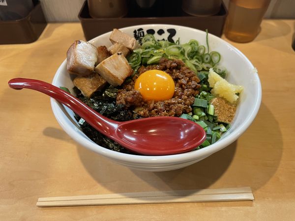 「肉入り台湾まぜそば」@麺屋こころ 大岡山本店の写真