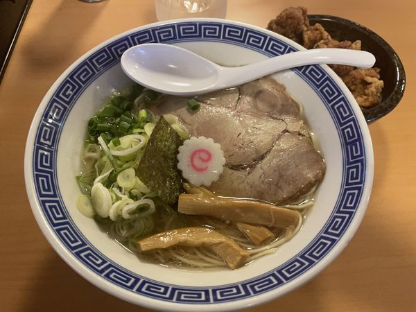 「塩そば・唐揚げ」@景勝軒 西片貝店の写真