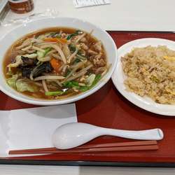 サンマーメン＋半チャーハンセット