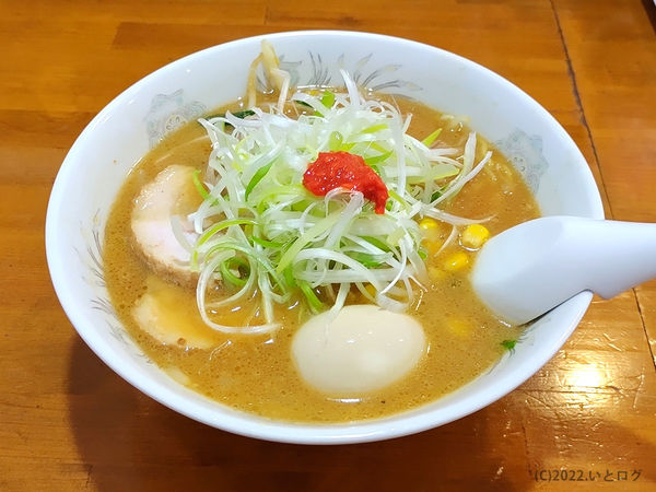 「ネギ味噌チャーシュー麺(+煮卵)」@ゆめの屋の写真