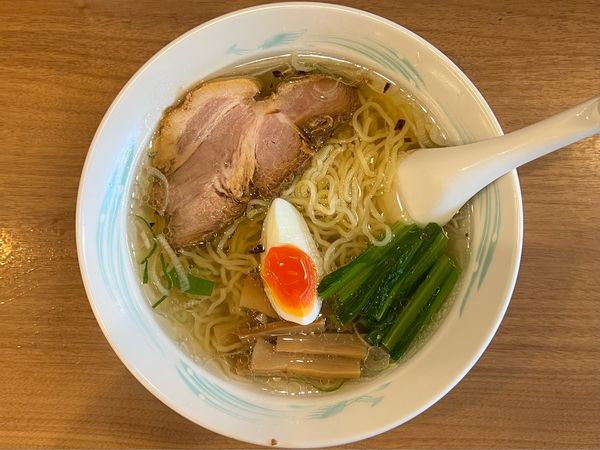 「支那そばと半カレー」@武田流 古式カレーライス 支那そば インディアン 本店の写真