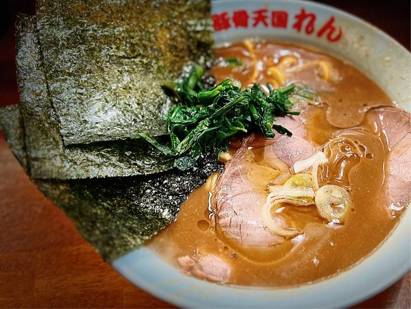 「羊骨天国 940円」@豚骨らーめん れんの写真