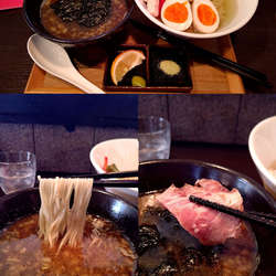 『昆布水つけ麺 (細麺選択 ¥1150)』