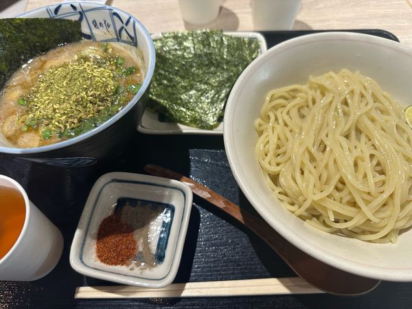 「ビリビリ魚つけ麺　のり」@井の庄 光が丘店の写真