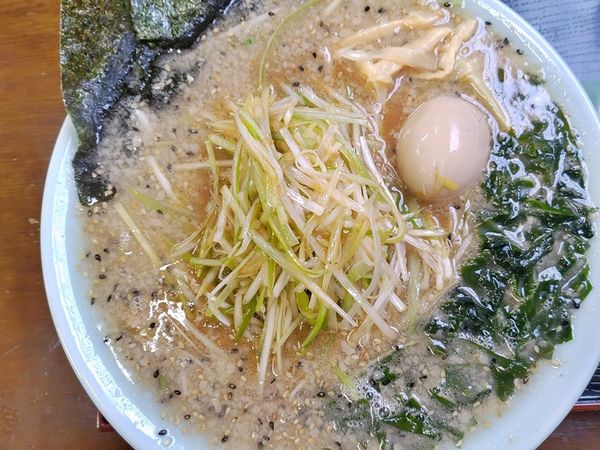 「ネギみそラーメン＋煮たまご」@ラーメンショップ 塚崎店の写真