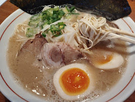 「豚のり玉そば(硬さふつう)(880)＋替え玉(110)」@豚そば 成の写真