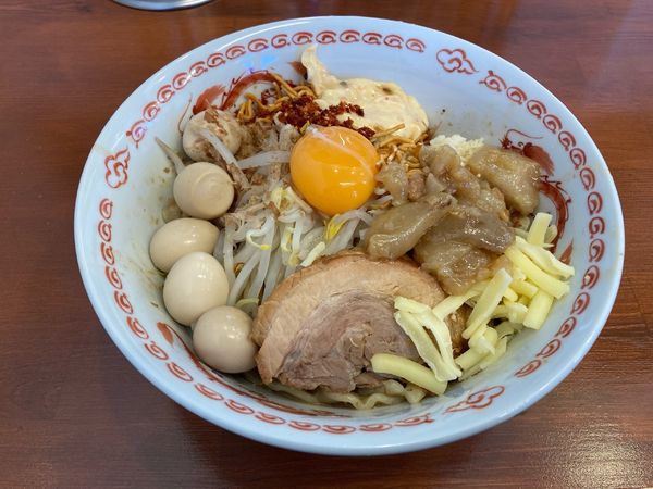 「まぜそば・並、うずら」@それいけ！たかちゃんラーメンの写真