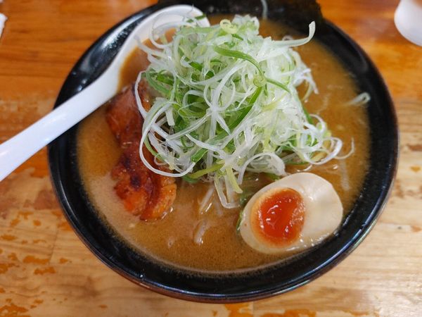 「みそねぎラーメン」@みそ専門 あかつきラーメン 東海大店の写真