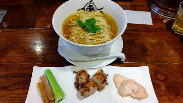 「鶏塩上湯麺」@麺屋 あごすけの写真
