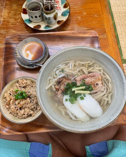 「今帰仁そばセット」@今帰仁そばの写真