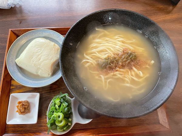 「ゆしどうふそばセット」@首里 ほりかわの写真