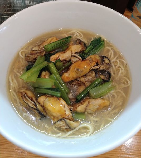 「かきのラーメン」@ラーメン大木戸の写真