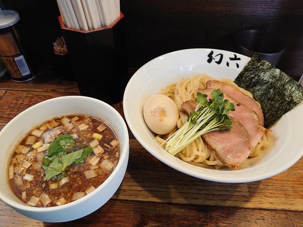 「特製醤油つけそば」@中華そば 幻六の写真