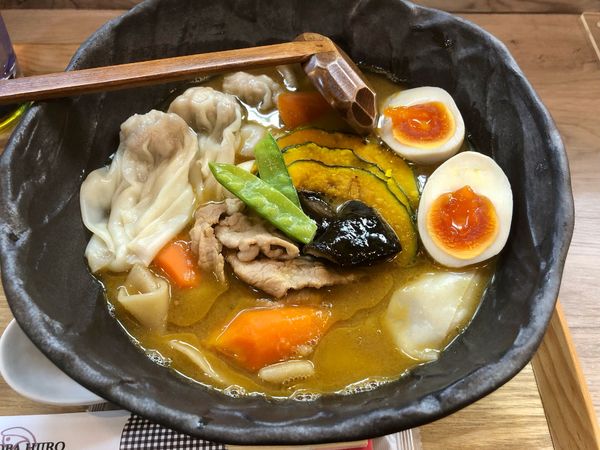 「ほうとうらーめん+わんたん+味玉」@えびそば 緋彩の写真