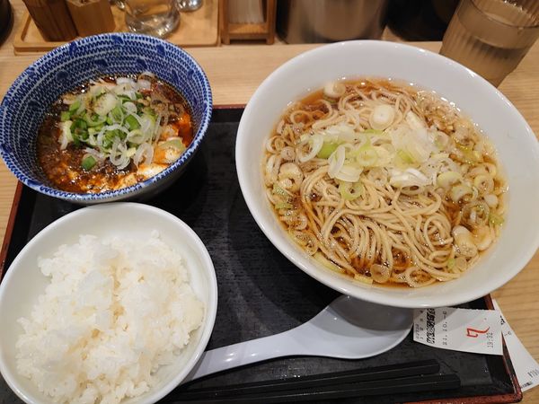「麻婆麺 ご飯セット」@舎鈴 北朝霞駅前店の写真