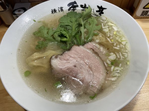 「本丸塩ら～麺」@横濱 本丸亭 新橋店の写真