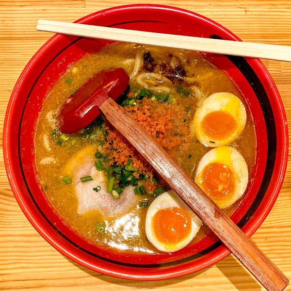 「そのまま えびしお ¥900 味玉 ¥120」@えびそば一幻 新宿店の写真