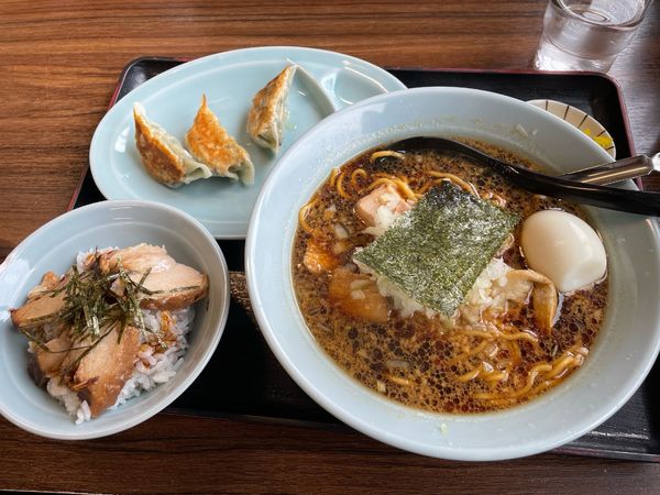 「ラーメンセット」@ラーメンつち家の写真