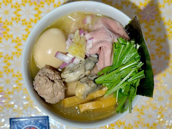 「★＜ゲリラ限定＞鶏かきしょうが特製塩中華🍜¥1,300」@ハイデン.コッコFACTORY 刹那の写真