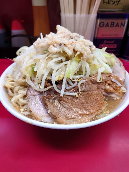 「大豚　ニンニク　アブラ」@ラーメン二郎 中山駅前店の写真