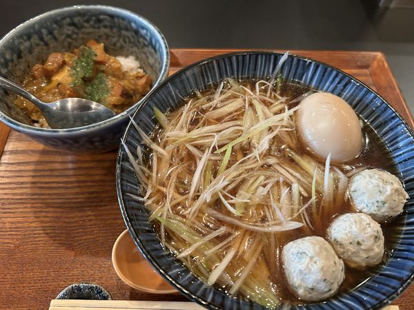 「【限定】ネギラーメン950円＋味玉＆」@Omirukの写真