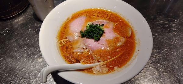 「帆立煮干しあん肝バターソース添え」@さんじの写真