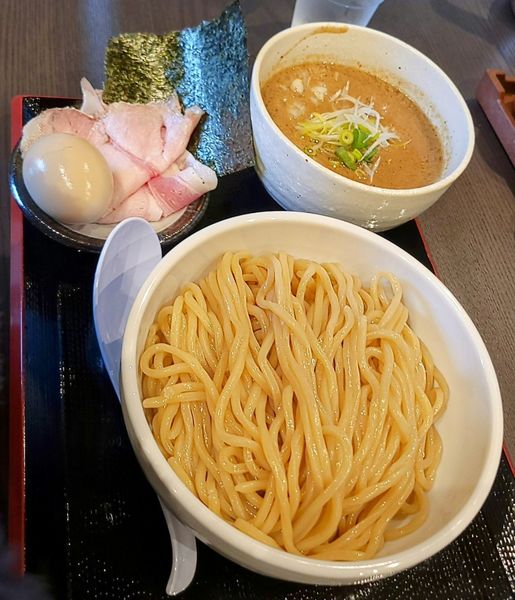 「特製濃厚鶏魚介つけそば　並盛250g」@つけそば九六 龍ケ崎店の写真