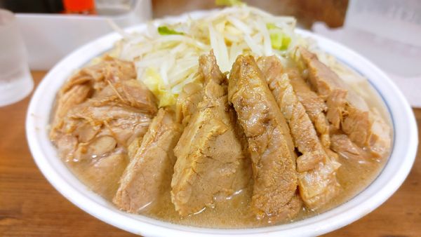 「大豚ダブル(カラメ)￥1,050」@ラーメン二郎 品川店の写真