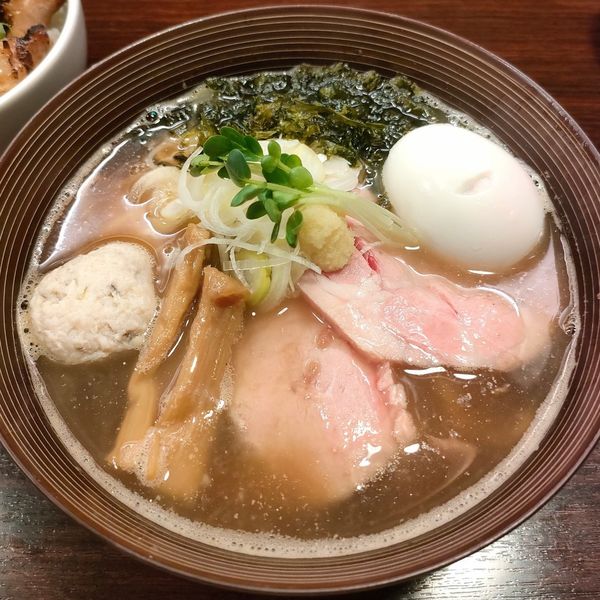 「味玉 鰯煮干そば」@麺屋 ルリカケスの写真
