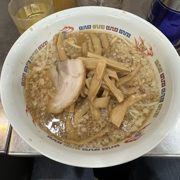 「メンマラーメン　¥1,100」@ホープ軒 千駄ヶ谷本店の写真