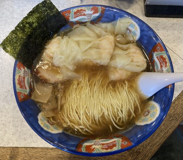 「エビワンタンメン1400円」@たんたん亭の写真