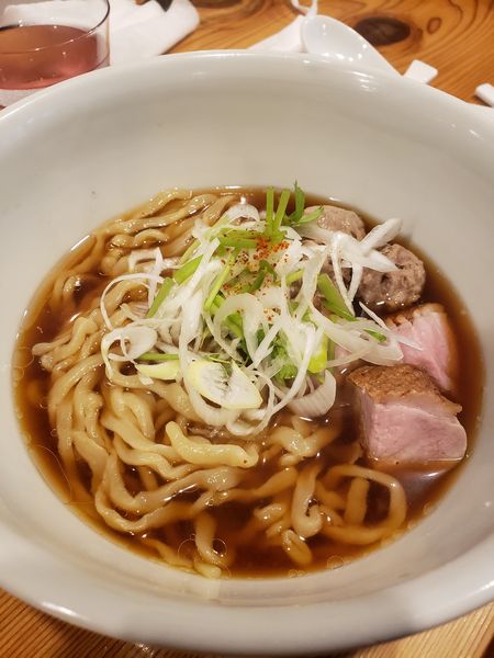 「鴨のラーメン」@らーめん かねかつの写真
