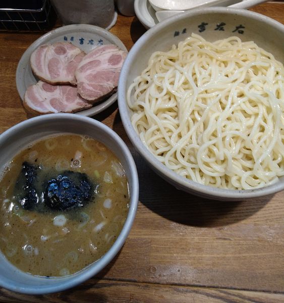 「味玉つけ麺大盛+チャーシュー」@麺屋吉左右の写真