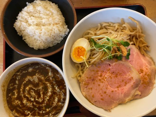 「カレーつけ麺 920円+ライス」@和風らーめん 凪の写真