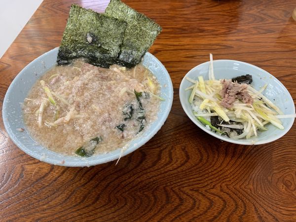 「ネギ味噌ラーメン＋ビタビタ＋ネギ丼」@ラーメンショップ 牛久結束店の写真