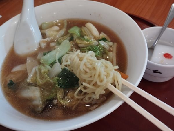 「ランチ五目あんかけつゆそば(750)」@華香楼 本店の写真