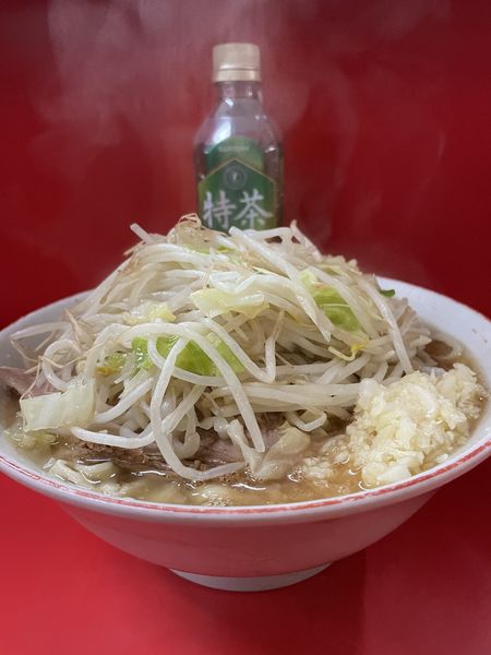 「小ラーメン（にんにく）¥850」@ラーメン二郎 松戸駅前店の写真