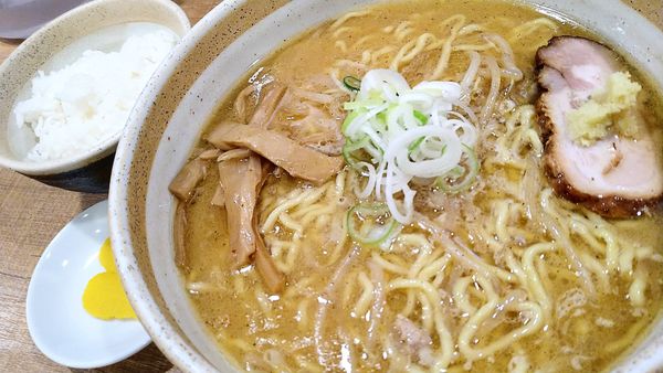 「味噌大盛り、ライス」@らーめん 福籠の写真