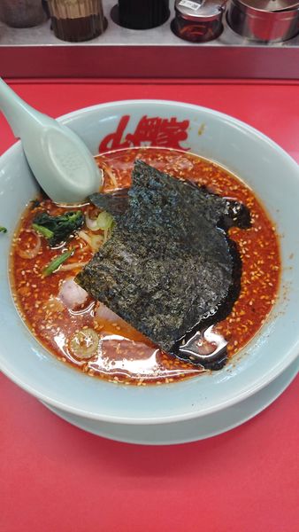 「辛味噌ラーメン」@ラーメン山岡家 千葉鎌ヶ谷店の写真