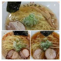 塩、醤油、背油ラーメン