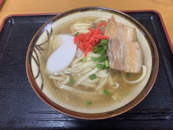 「三枚肉そば 680円」@ひがし食堂の写真