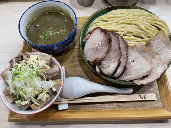 「チャーシュー極濃煮干しつけ麺」@煮干しつけ麺 宮元の写真