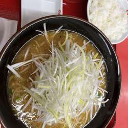 ねぎ醤油ラーメン920円(さらしねぎに変更)＋無料ライス